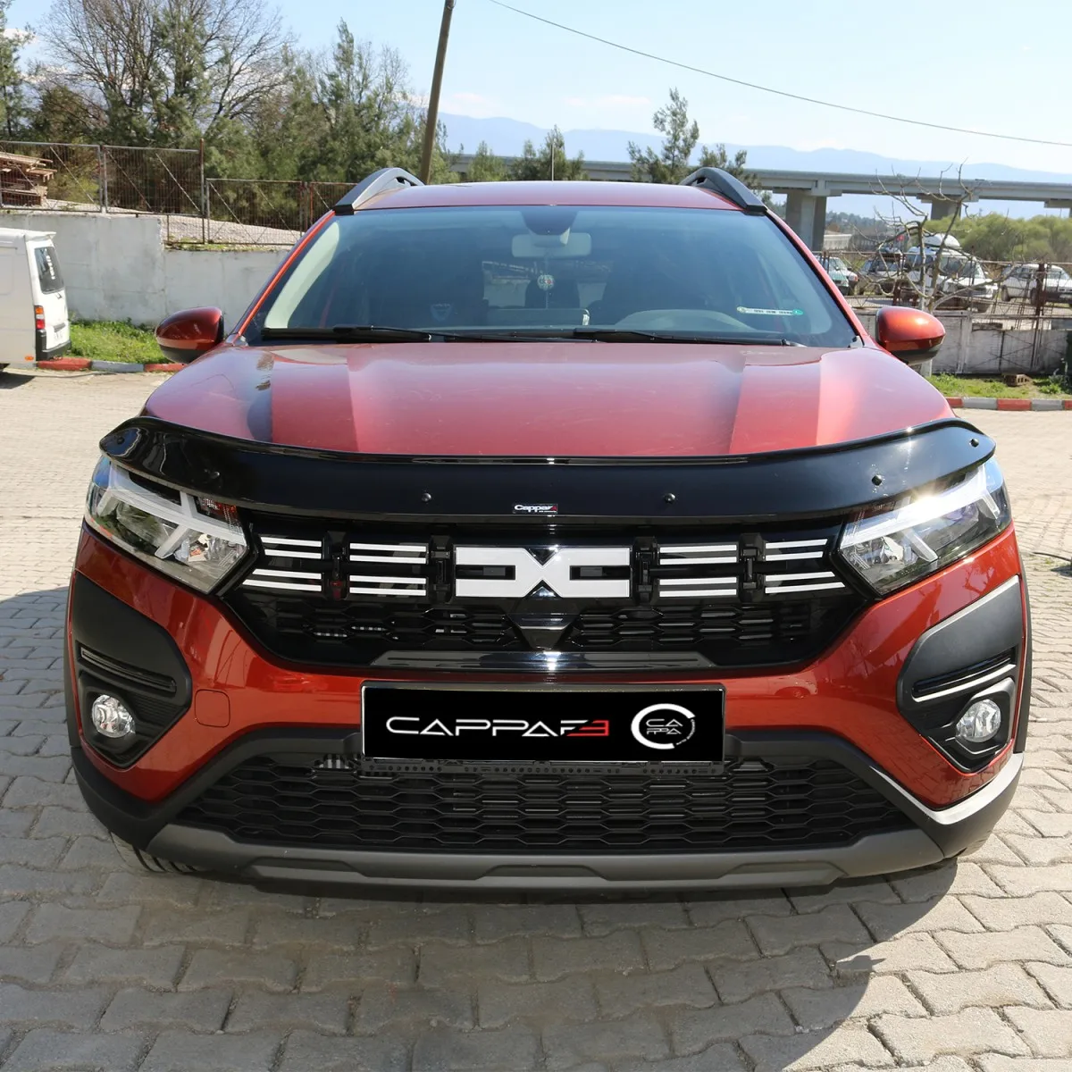 FOR DACIA JOGGER 2022 2023 2024 Front Hood Protection Spoiler Front Bug Shield Hood Deflector Guard - AUTO STYLING