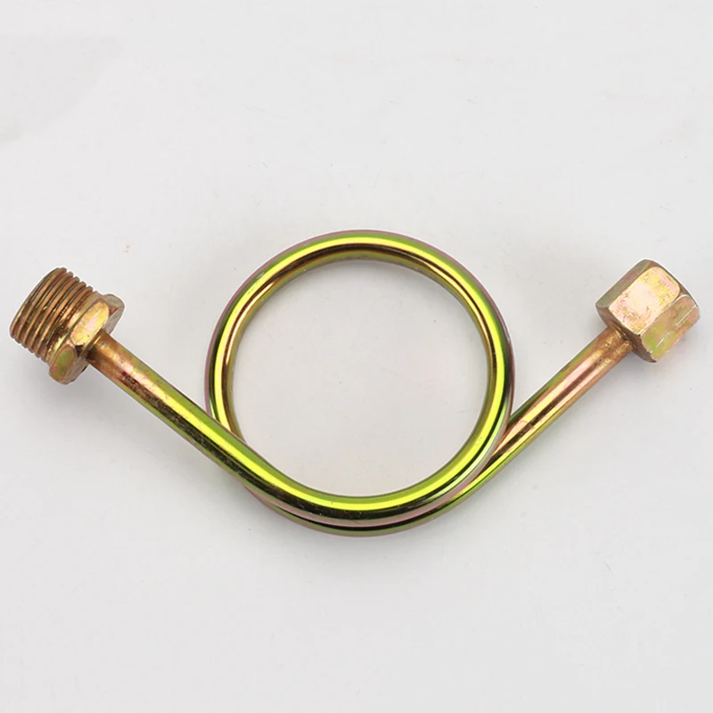 M14 * 1.5 M20 * 1.5 manometro tubo tampone tubo a gomito 1/2 "filettatura maschio tubo condensatore per caldaia ferro vapore manometro ad alta pressione