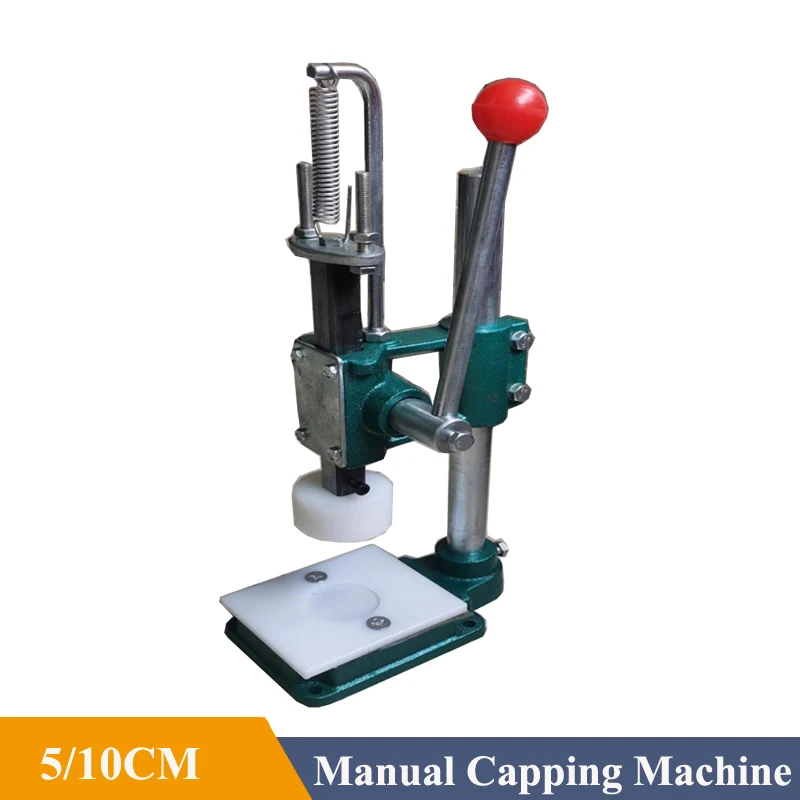 5/10CM Small Manual Tea Can Capping Machine Aluminum Can Capping Machine Mini Packing Can Sealing Button Machine