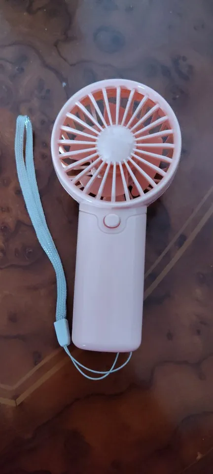 MEET SUN Portable Fan Convenient Creative Small Fan Pocket Hand-held Fan Lightweight AA Battery Handheld Mini Fan Air Coolers photo review