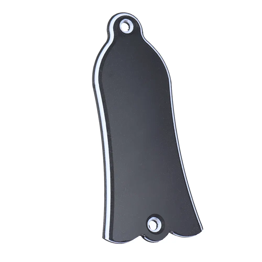 Guitar Headstock Cover 2 Holes Bell-shaped PVC Truss Rod Cover Plate Scroll Plate for LP SG Flying V ES Guitar Accessories - view 5