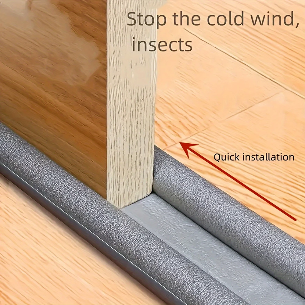 Door Bottom Sealing Strip: Blocks Cold Wind And Insects - Quick Installation, Door Gap Windproof Strip - Furniture And Accessori