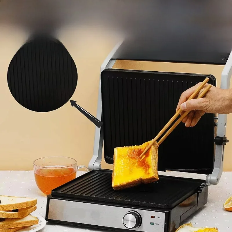 PBOBP Electric Grill Machine BBQ Meat Roast Grill DIY Non-stick Pan Steak Sausage Barbecue Machine Smoke Free Grilling Machine