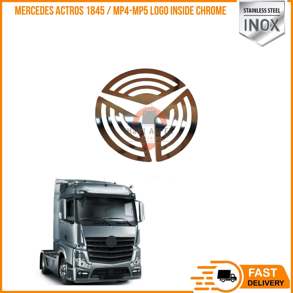Dla Mercedes Actros 1845 / Mp4-Mp5 Logo wewnątrz Chrome przystępne części do samochodów ciężarowych wysokiej jakości szybka wysyłka