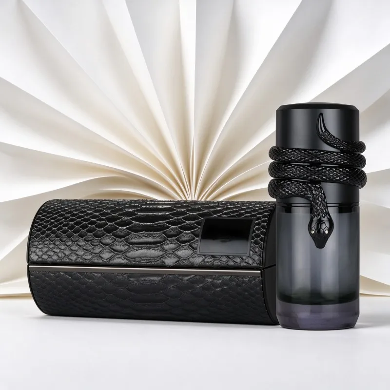 Musamam Black Intense Perfume Masculino 100ml Eau de Parfum, Aroma Amadeirado Especiado e Sofisticado