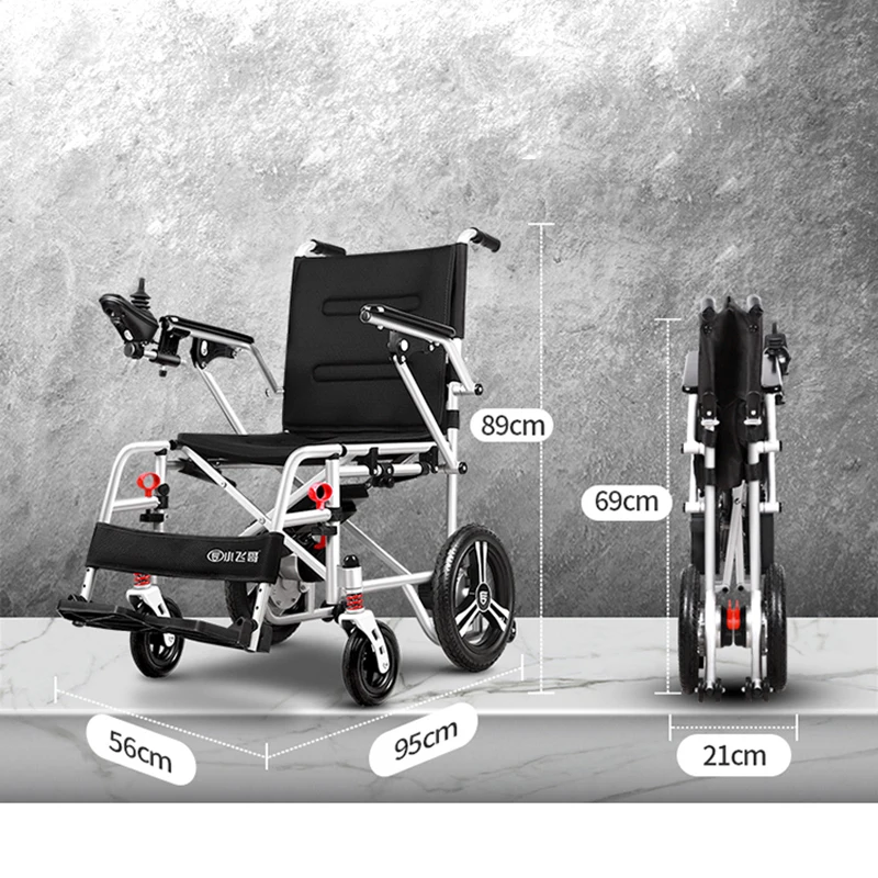 New Trending Super Lightweight Electric Wheelchair Lightweight Portable for Elderly and Disabled