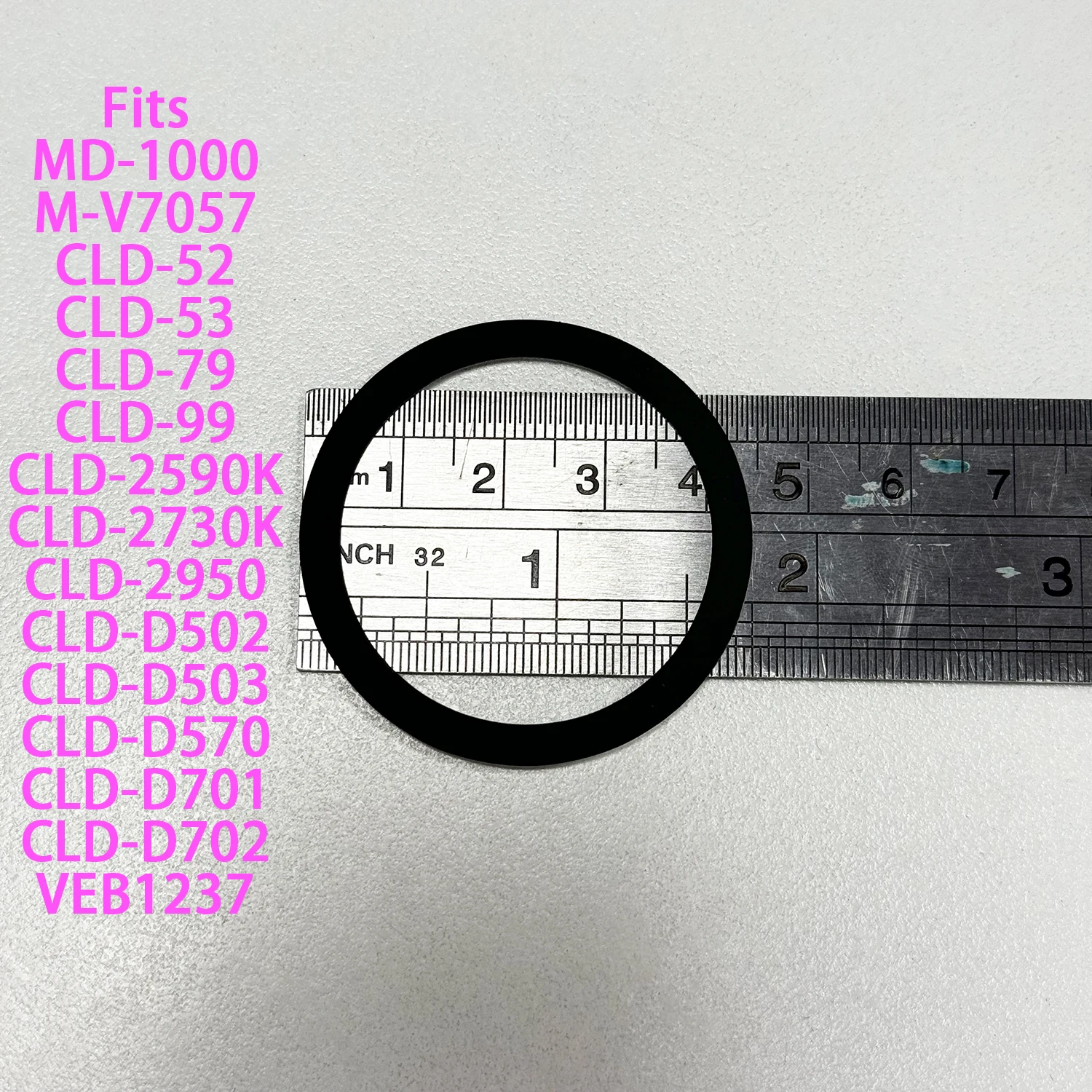 Laserdisc Player Grip Ring fits Pioneer VEB1237 CLD 52 53 79 99 2590K 2730K 2950 D502 D503 Realistic MD1000 Mitsubishi MV7057