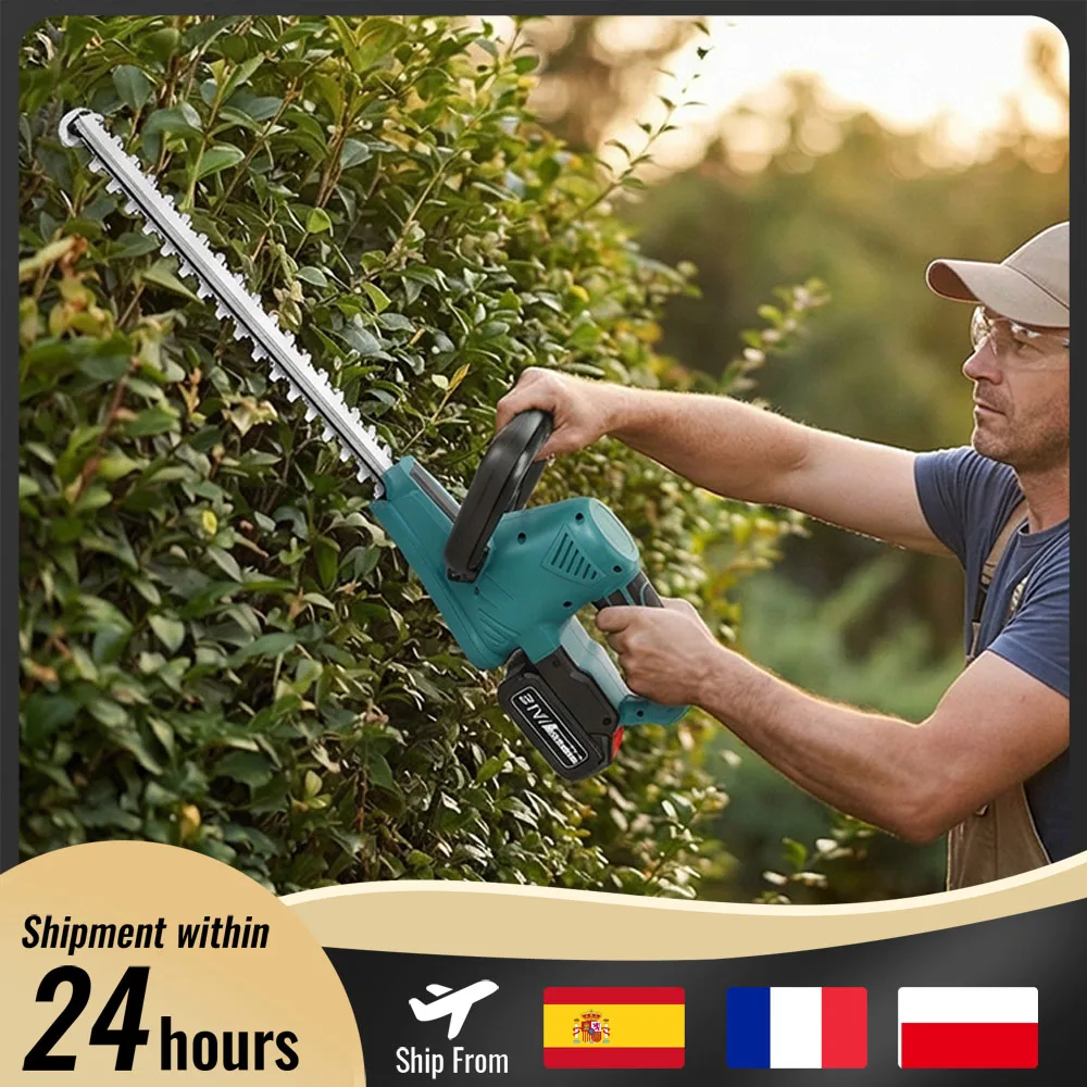 Tagliasiepi Elettrico 2000W 510mm 1700RPM, Utensile da Taglio ad Alta Velocità per Giardino e Uso Commerciale, Compatibile con Batteria al Litio Makita