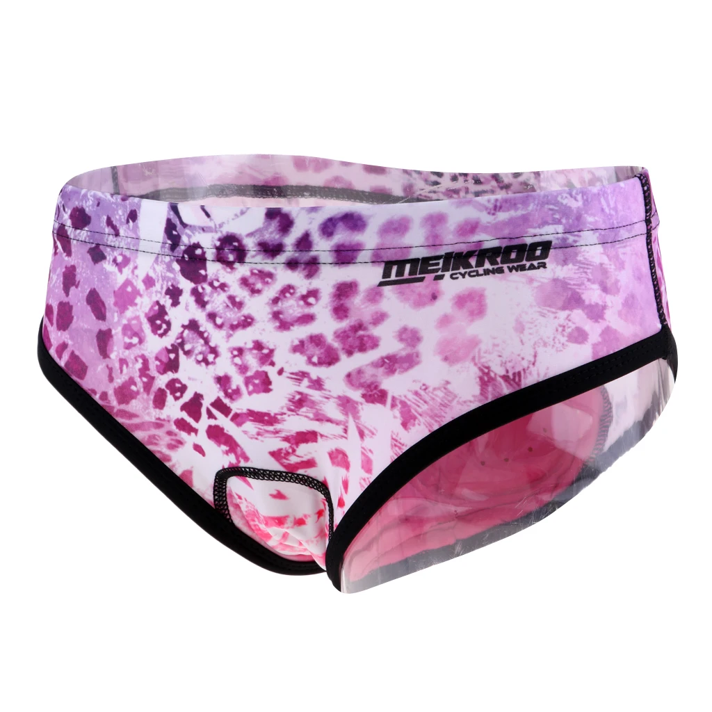 Womens 3D Gel Padded Cycling Bike Bicycle Briefs Underwear Shorts - Lightweight Breathable & Adsorbent for Outdoor Cycling
