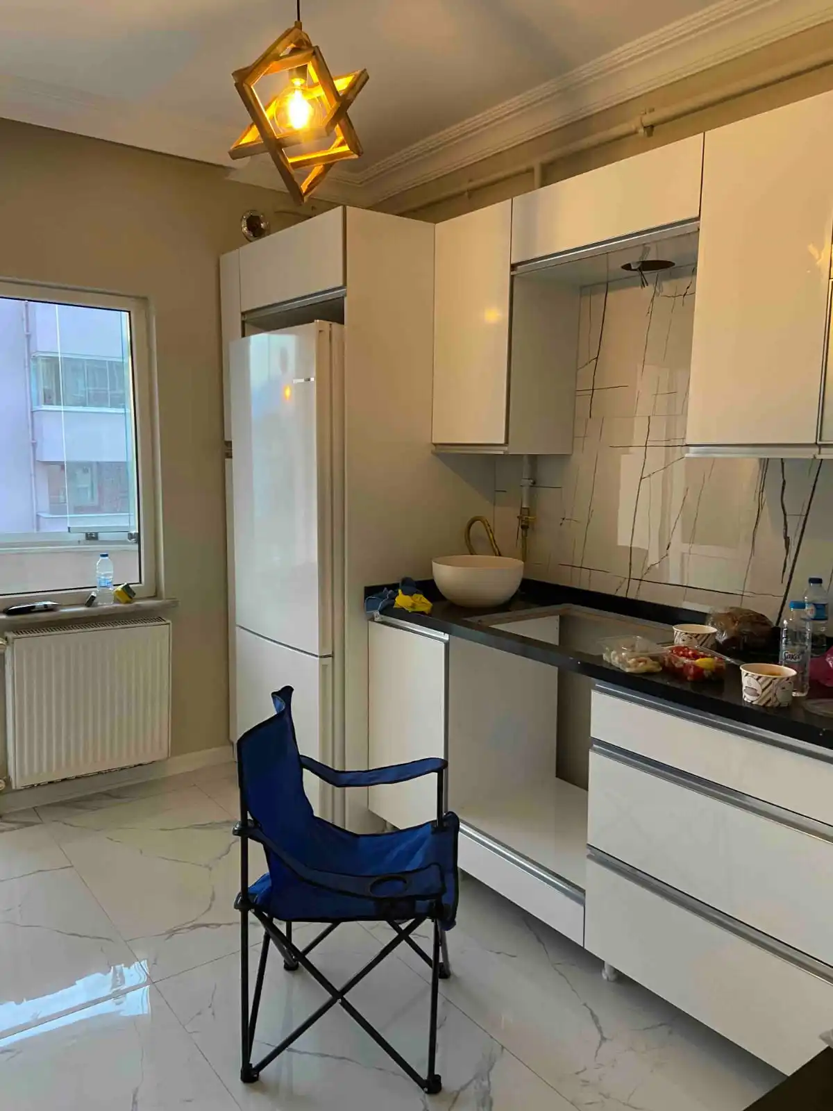 Moderna stanza decorativa cucina in legno Ester Hall dimensioni del prodotto singolo diametro del prodotto: 43 cm altezza del prodotto: 50CM E-27