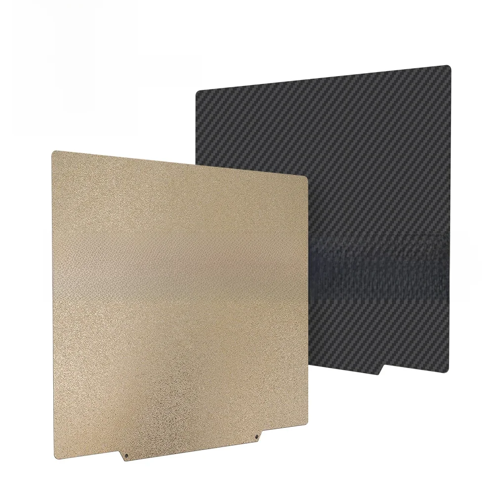 Dla SOVOL SV01/SV01 Pro/SV02 uaktualnienie podgrzewane łóżko dla zwierząt domowych PEI, arkusz 255x300mm podwójny druk 3D z włókna węglowego PEI tekstury do druku 3D — zdjęcie produktu 7