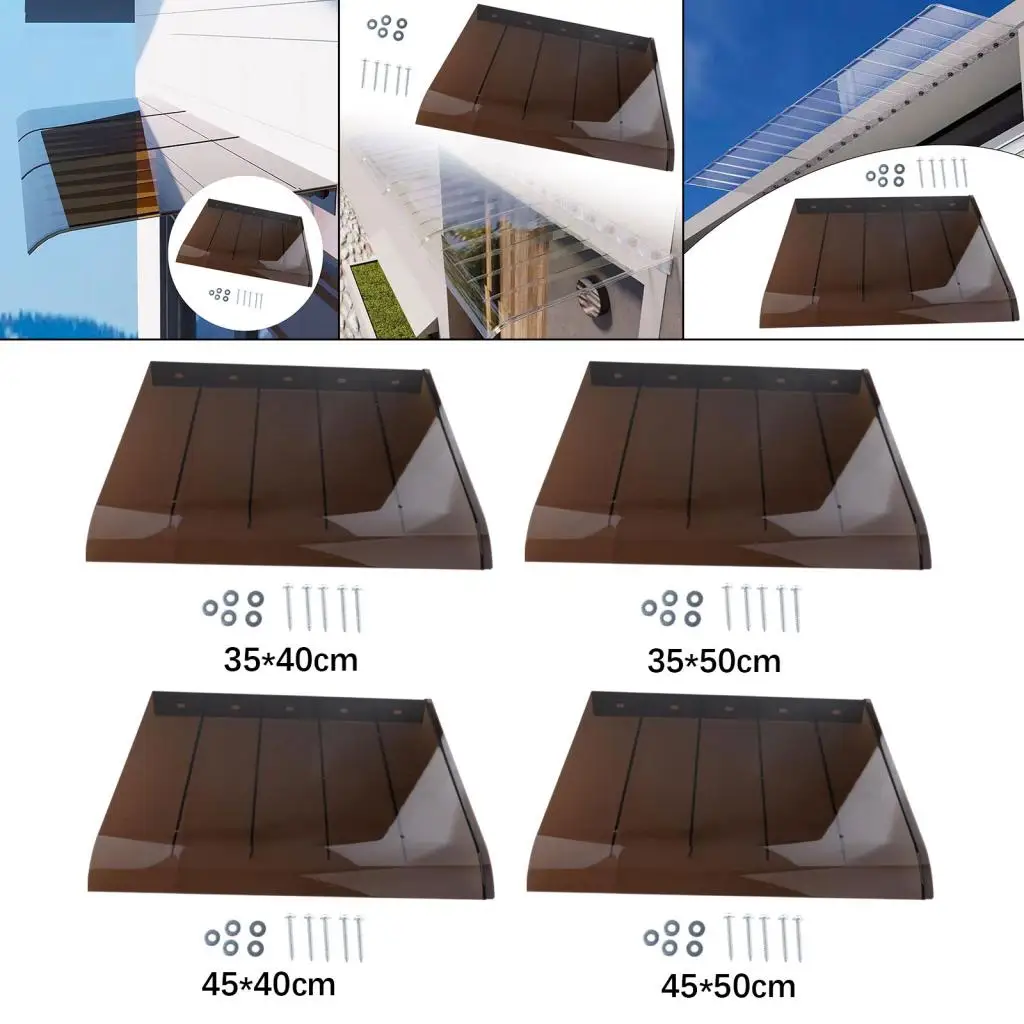 

Outdoor Window Sunade Canopy Rain Balcony Windproof Window Rainproof No Frame Roof Home Use elter Sun Protection Equipment
