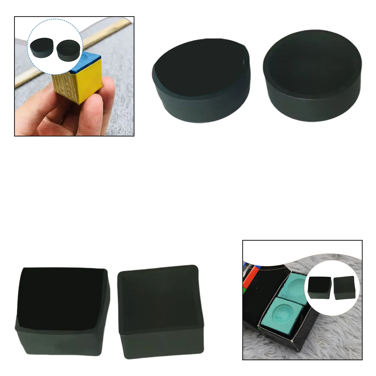 Durable Pool Chalk Holder Case Sturdy Aluminum Snooker Chalk Box with CarabinerBilliard Chalk Carry Case for No-Mess Storage