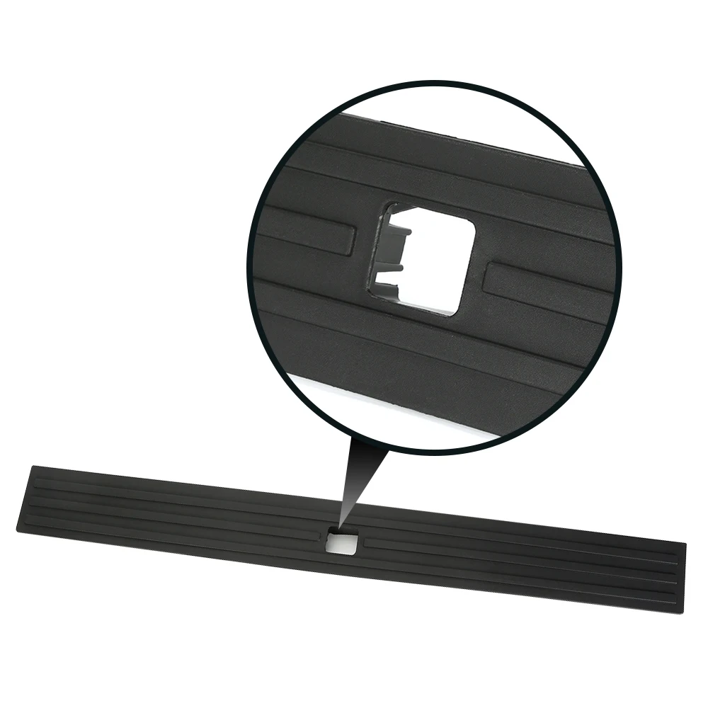 غطاء الباب الخلفي للمفسد الخلفي مع زر تحرير مناسب لـ 2015-20 فورد F150 واقي البوابة الخلفية من البلاستيك الأسود