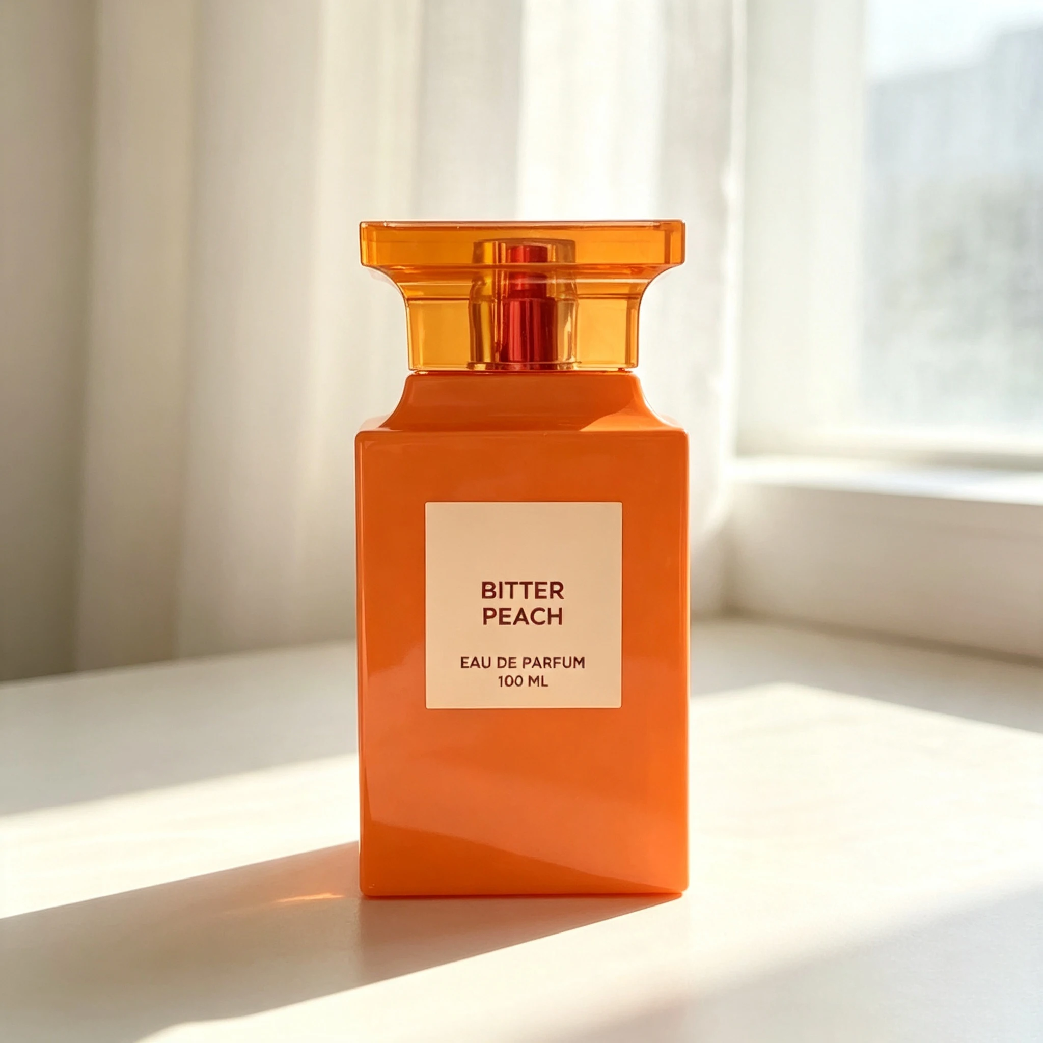 Parfum EDP TF Bitter Peach Astringent Nectar, Parfum de Pêche et de Rhum Légèrement Enivrant, 100ml pour Hommes et Femmes