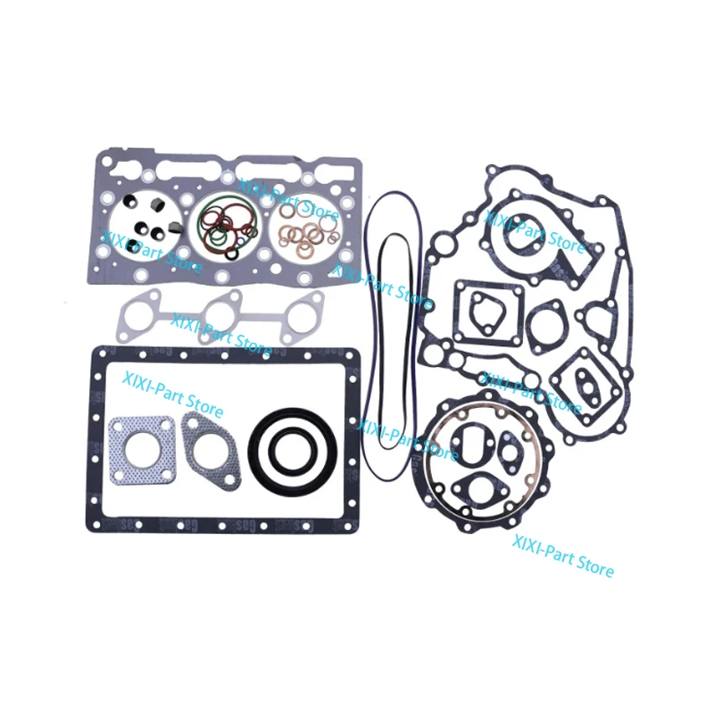 

D1005 Full Gasket Kit Set For Kubota Engine Piston Ring Head Gasket Overhaul Rebuild Kit