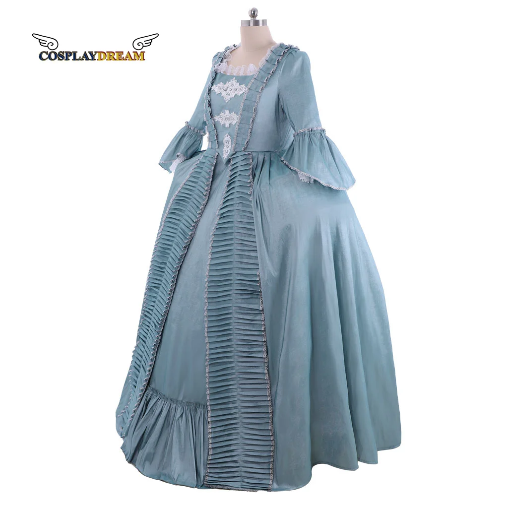 Victorian Rococo 18th Century Ball Gown Dress Fancy Dress Gown Medieval Marie Antoinette Dress Tudor Rococo Colonial Georgian