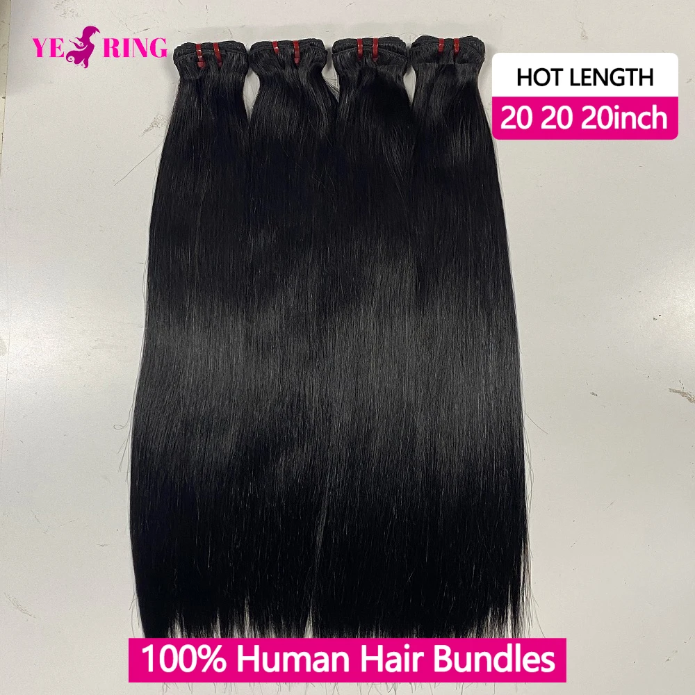 مزدوج تعادل حزم من شعر طبيعي مفرود 15A البرازيلي غير المجهزة عذراء أعلى جودة وصلات شعر خام حزم 100% الشعر البشري