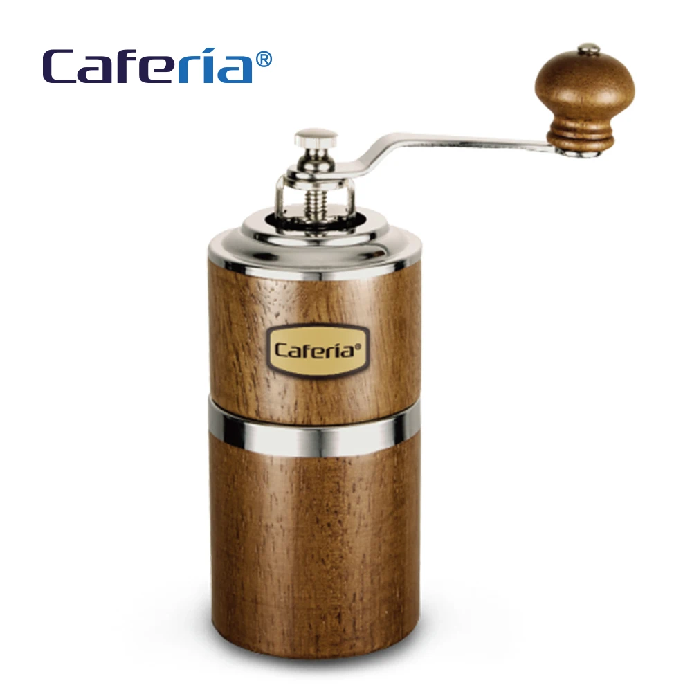 Caferia Ceramic Conical Burr Blade Coffee Grinder Hand Mill CM7 Coffee Bean Grinder