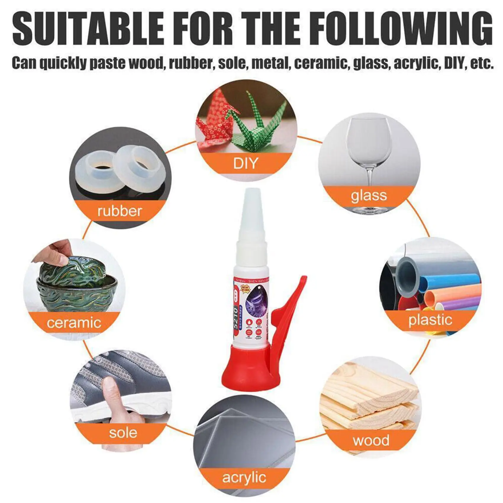 Shoe Glue Strong Adhesive Repair Powerful Universal Quick-drying Sealer Welding Glue Multifunctional Tyre Strong Second Glue