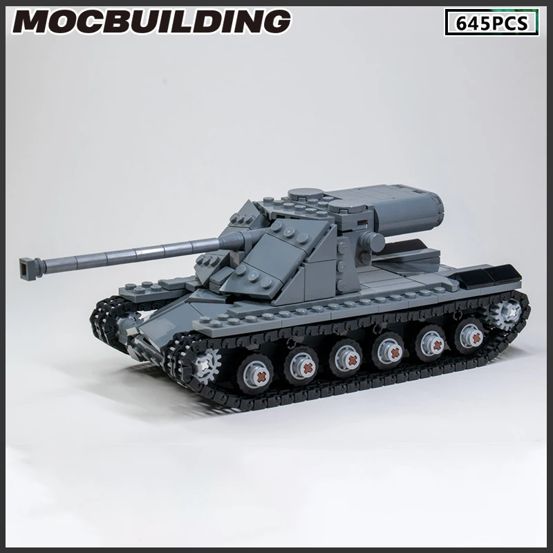 MOC Building Block Military Vehicles Tank Sets Model DIY Army Weapon Bricks Boy Educational Toys Gifts Transport Xmas Present