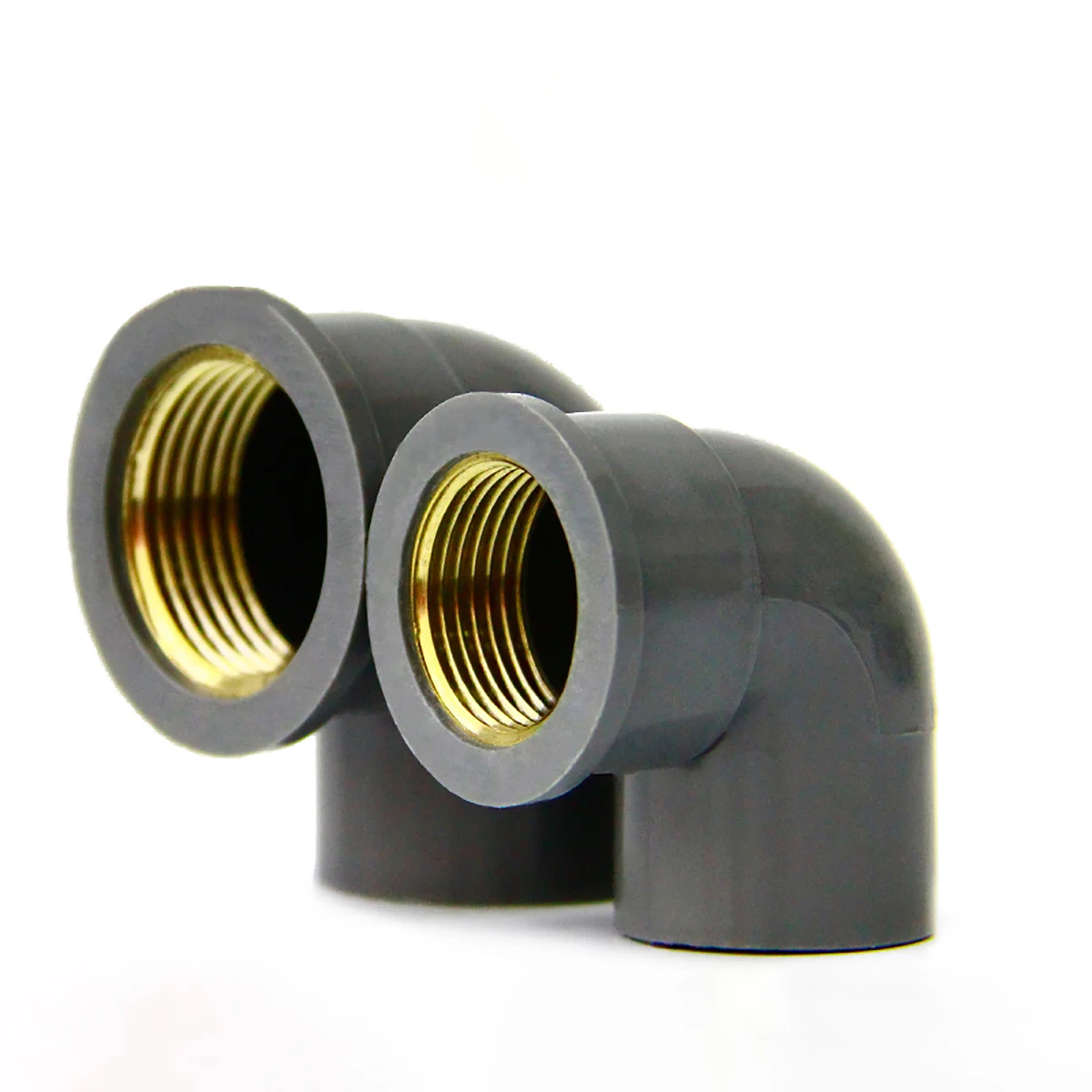 

1Pc PVC Brass Elbow Connector 1/2" 3/4" 1" Female Thread to 20 25 32mm Water Pipe Fittings Irrigation Aquarium Fish Tank Adapter