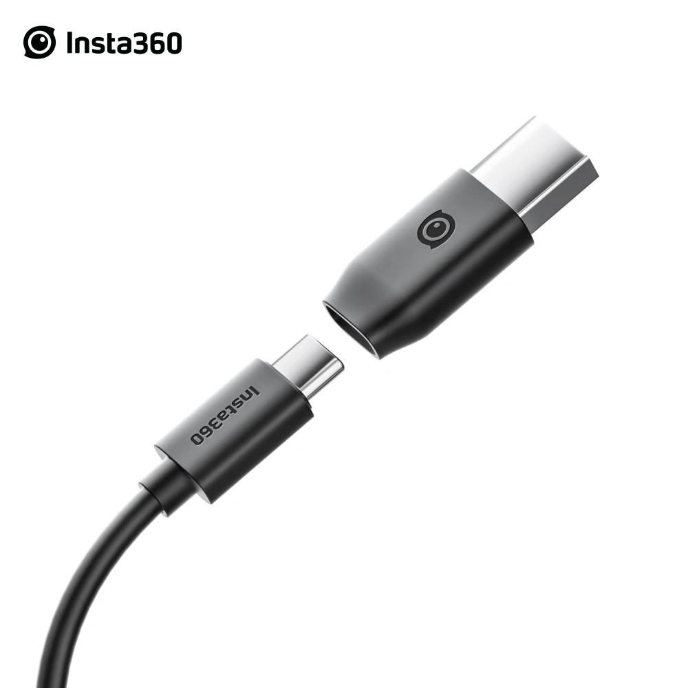 Ligação insta360 cabo usb