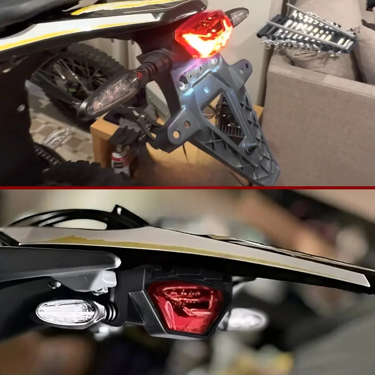 Dla Sur Ron Ultra Bee ogon oprawa świetlna schludny 2024 akcesoria uchwyt lampy motocykle modyfikacja części narzędzi zamienna — zdjęcie 2