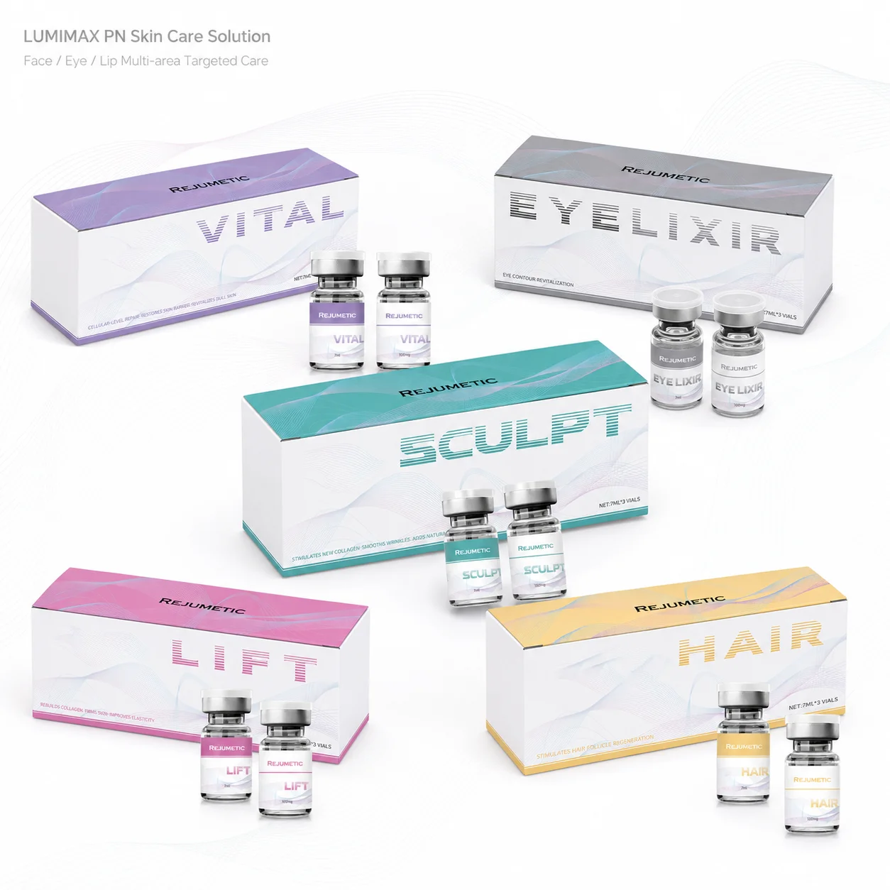 2026 Newest Hair Care Serum Korean Face & Eyes Essence for Facial Contouring Lift Booster Eyes Bag Solution Skin Hydrating