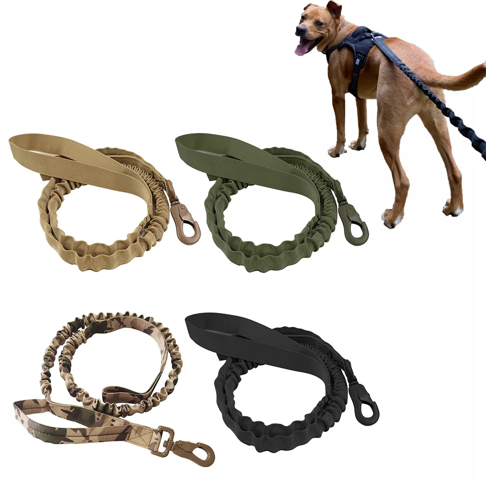 

Nylon Puppy Leash Pet Supplies Dog Padded Handle Running Leashs Elastic Accessories For Medium Large Dogs Traction Jogging