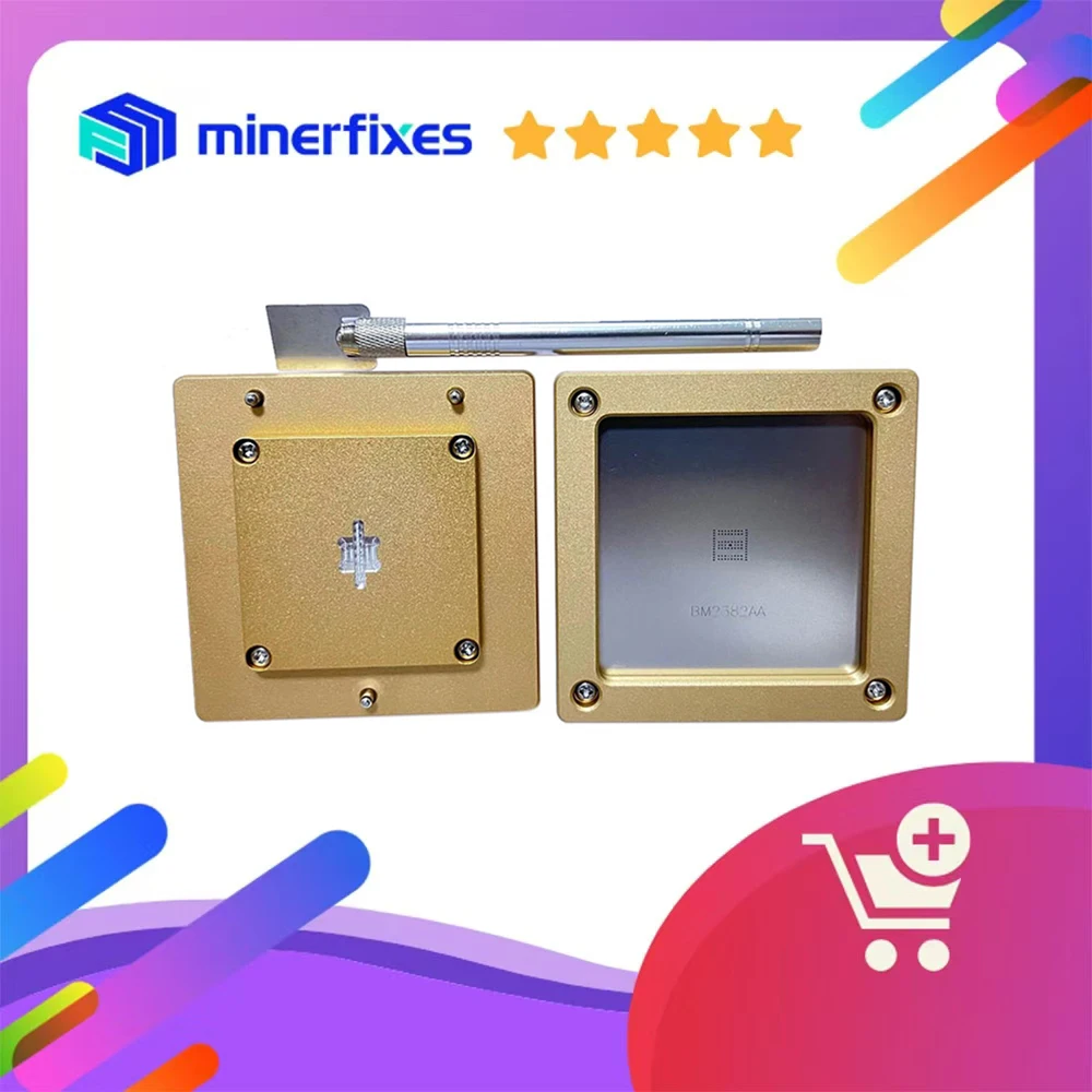 

BM2382AA chip tin tool tin stencil for Antminer KS5 KS5pro Replace Bitmain Antminer KS5 and KS5 pro hash board ASIC chipBM2382AA