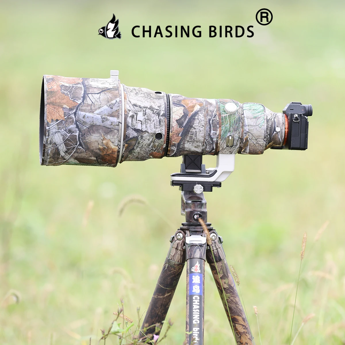 

CHASING BIRDS camouflage lens coat for SONY FE 400mm F2.8 GM OSS waterproof and rainproof lens protective cover 400mm lens cover