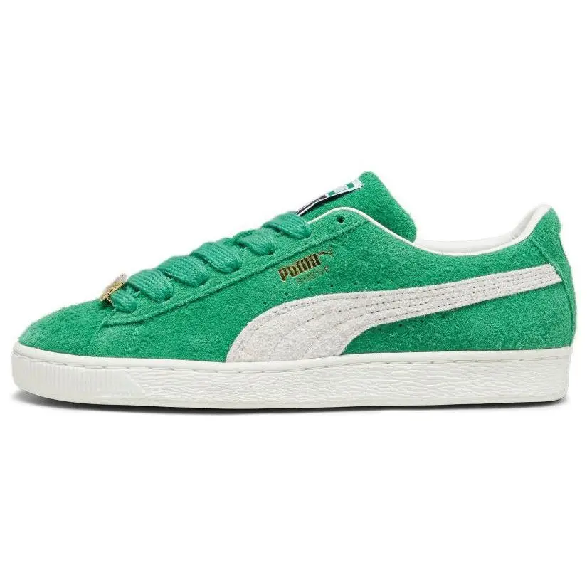 Puma Suede Fat Lace Archive Green Unisex Sneakers Warm-White 393167-02 – תעריך ותوصיה
