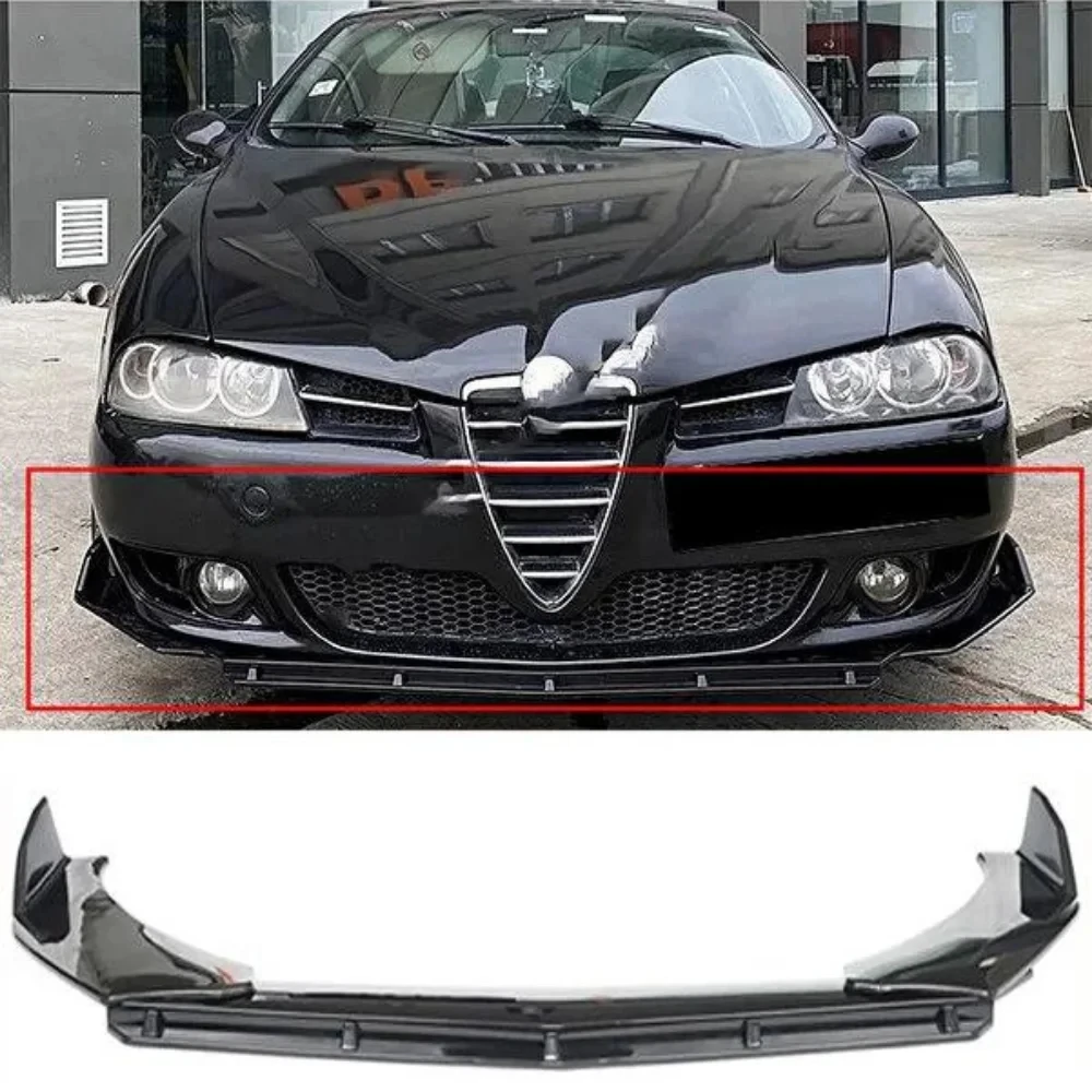 Brbs 3 Pcs Front Bumper Lip For Alfa Romeo 159 2004-2011 Body Kit Car Accessories Spoiler Diffuser Flap Sport Bumper