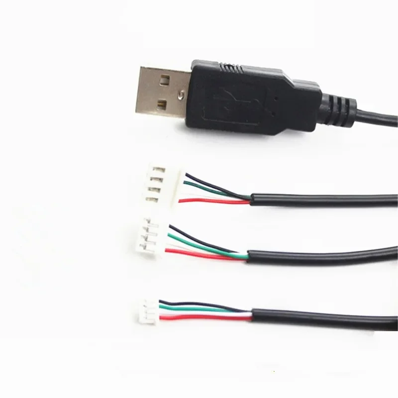 Câble d'alimentation USB 0.3m 5V vers XH2.54 PH2.0 Dupont 2P 4P, connecteur d'extension de cordon de chargement, bricolage