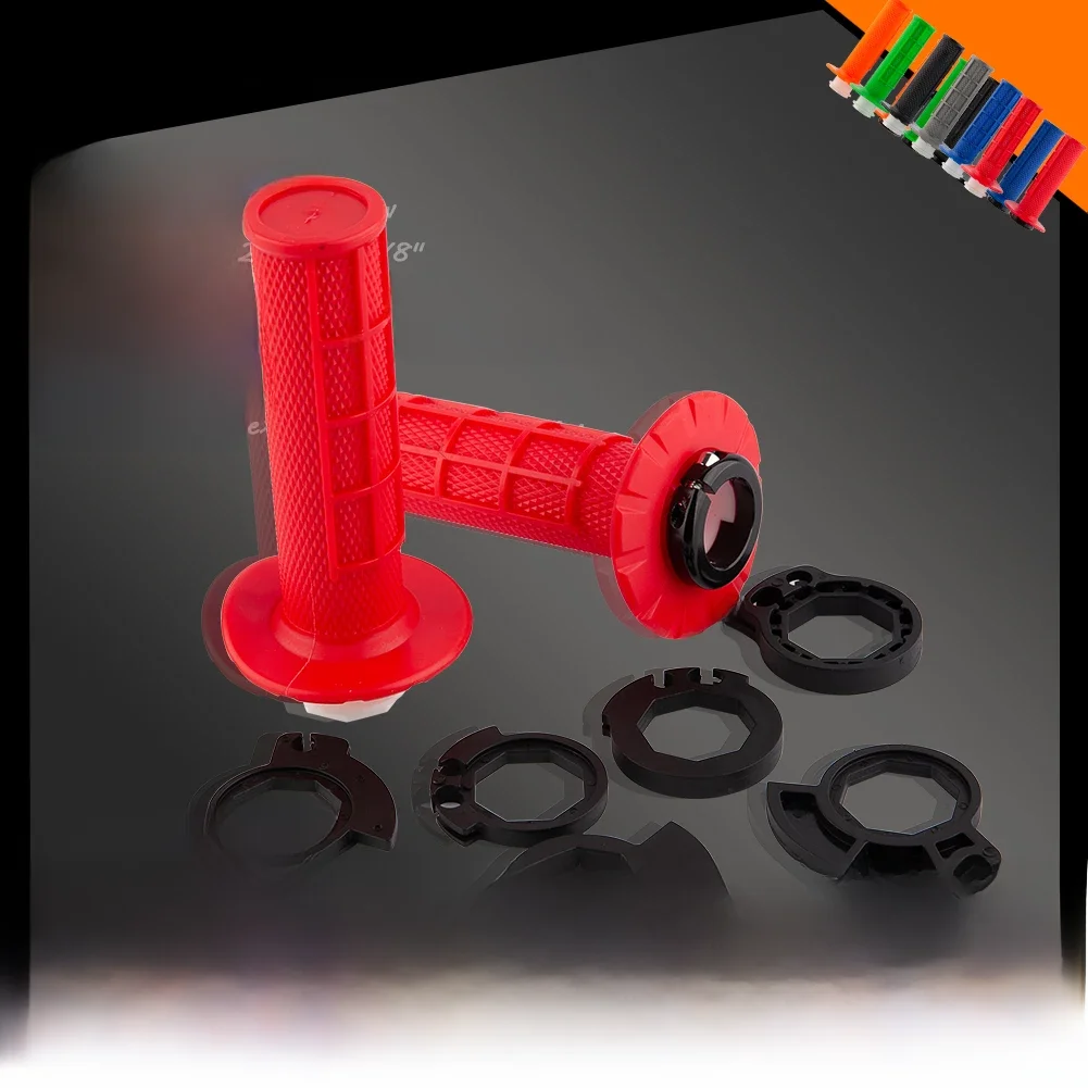 AliExpress qxmotorracing Motorcycle Bar Grips 7/8" 22mm Handle Grip W/ The Snap-on Cam Lock-on Grips Dirt Bike Handlebar For KTM For HUSQVARNA For HONDA