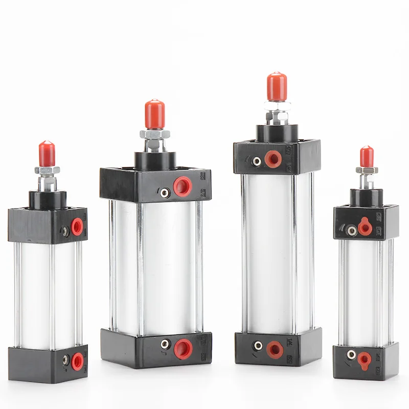 SC80X300-S Double-Acting Air Piston Cylinder Customizable Large Mini Thin Size for Precision Industrial Applications