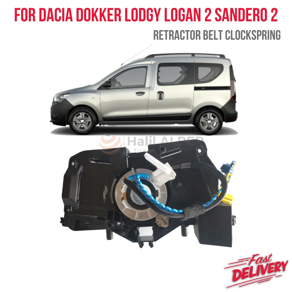 

For Dacia Dokker, Lodgy, Logan 2, Sandero 2 Retractor Belt Clockspring 255671274R 255676909R fast shipping parts