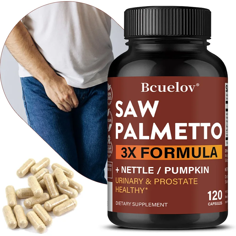 Saw Palmetto 500mg Capsules, Support Men’s Prostate Urinary Tract & Healthy Hair Wellness, Balance Body State, Non-GMO