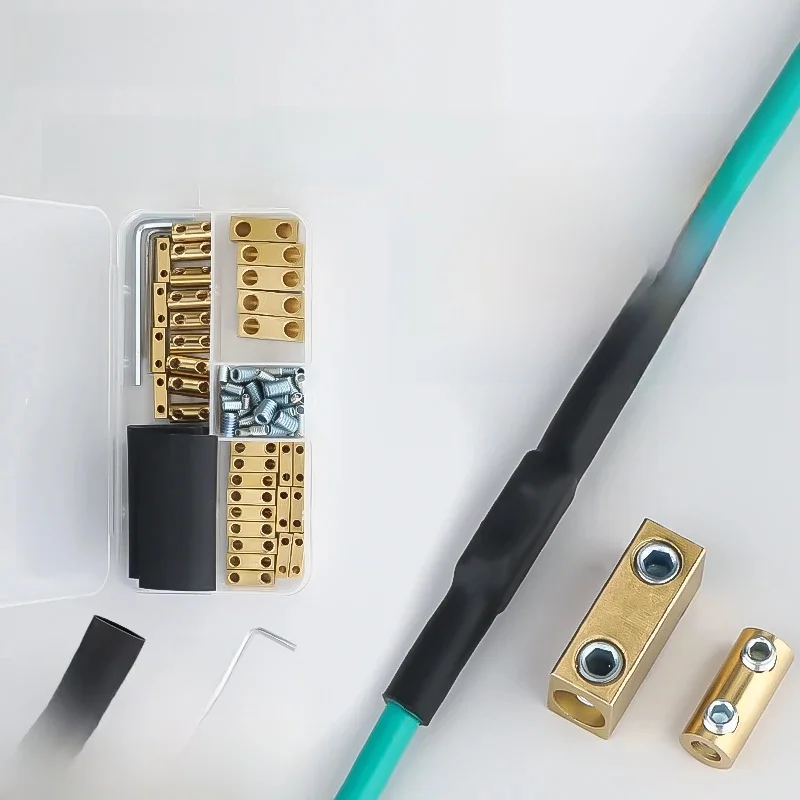 Fil de tuyau de raccordement en cuivre non pressurisé, joint bout à bout rapide, borne à sertir à vis, étanche, 0.5-16mm, 1 en 1 sortie, 10 A, 20 A, 60A