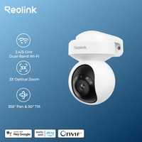 Reolink 4K 8MP WiFi Camera PTZ Smart AI Human Detection Security Camera WiFi 6 Auto Tracking 3X Optical Zoom Surveillance Camera