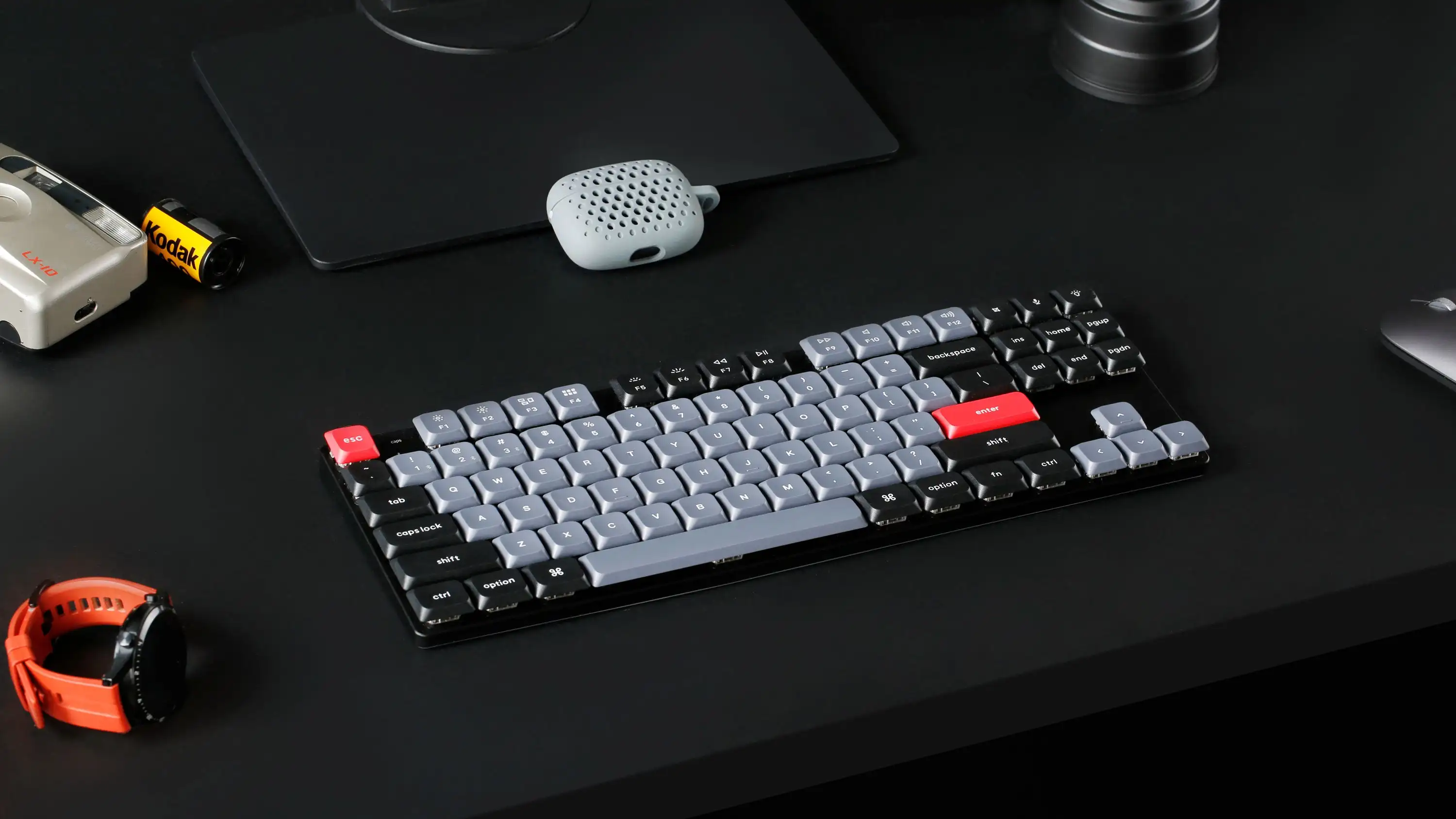 Imagem -06 - Pro h Teclado Mecânico Personalizado sem Fio Perfil Baixo 80 Layout Programável Hot-swappable Gateron Switch Qmk Via Keychron-k1