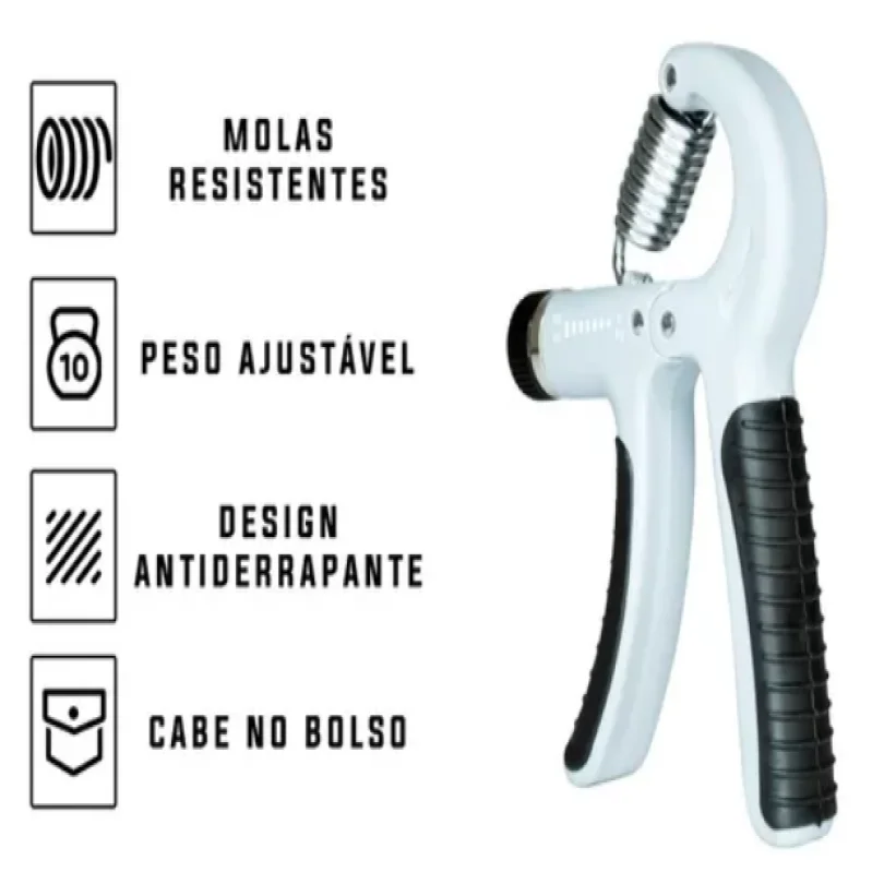 Fortalecedor Mão Fisioterapia Antebraços Hand Grip 5-60 kl