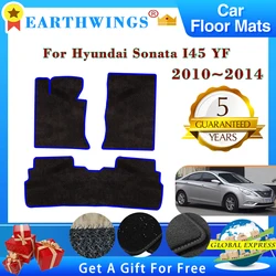 Car Floor Mats For Hyundai Sonata I45 YF 2010~2014 2012 2013 Carpets Footpads Rugs Cover Foot Pads Interior Accessories Stickers