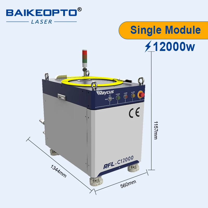 RFL-C12000 Raycus Laser Source 12000W CE Version Fiber Laser Power Source for Cutting Cleaning Drilling Equipment