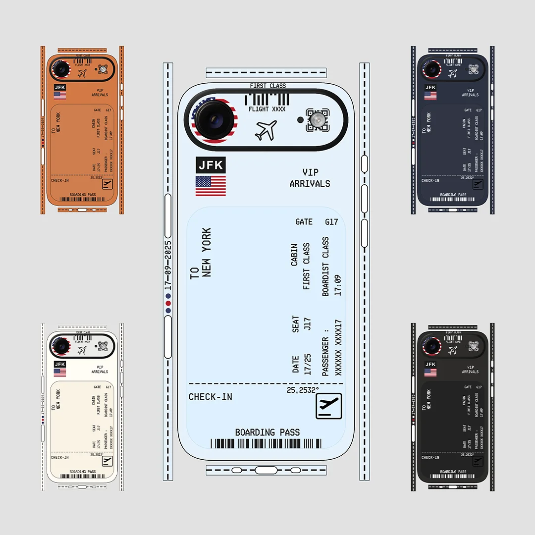 

for iPhone 17 Air Vinyl Skin Wrap – Premium Full Coverage Decals, Skin Wrap Vinyl - IAM009 USA Tickets, Nexa Skins
