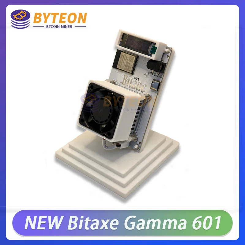 Bitaxe Gamma 601 Solo Bitcoins Miner 1.2TH/s BM1370 Asic Chip 2.4G WiFi BTC Lottery Crypto Miners Asik Bitcoins آلة التعدين