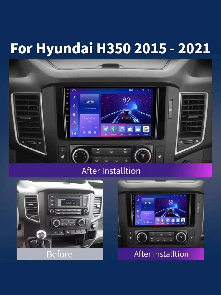 Hyundai Solati 9 ”2015 2016 2018 2019 2020 2021 Android navigation 8 core RAM 8G storage 128G