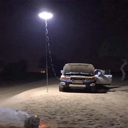 12V Telescopic LED Fishing Rod Outdoor Lantern Camping Lamp Lights White with IR Remote