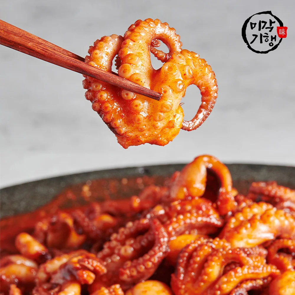 المطعم الشهير جانج جيوم أوك الأخطبوط المقلي المتحرك 300 جرام × 10 عبوات